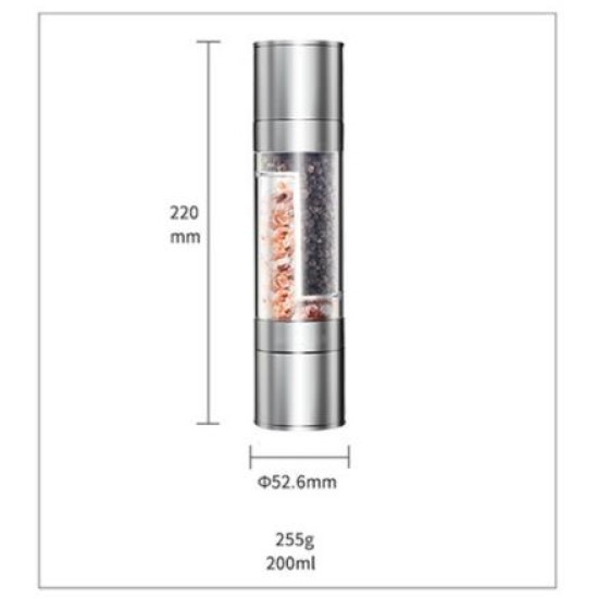 2 in 1 Stainless Steel Salt & Pepper Mill image