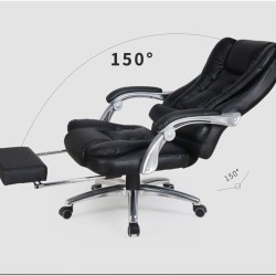 PU Double layer design Home Office Desk Chair With footrest with Aluminum alloy foot PU Double layer design Home Office Desk Chair With footrest with Aluminum alloy foot