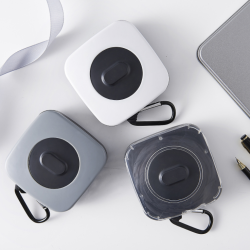 Reusable 5L Portable Nylon Grocery Bag with Key Chain Design