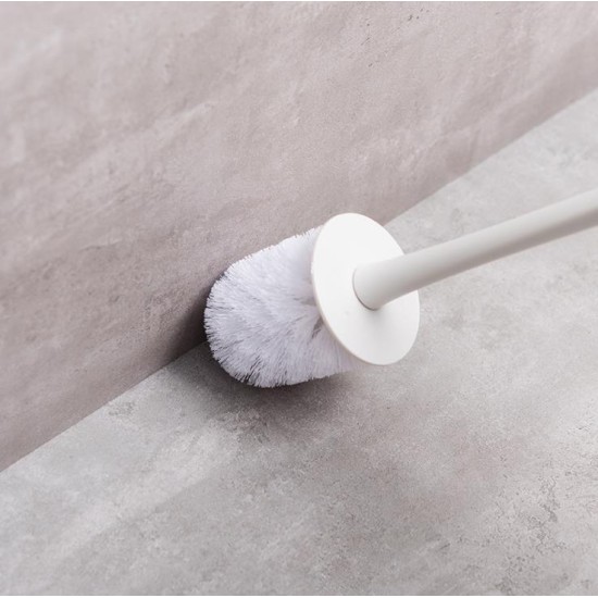Round & Square Design Toilet Brush Household Cleaning, Cleaning Brushes, Bathroom image