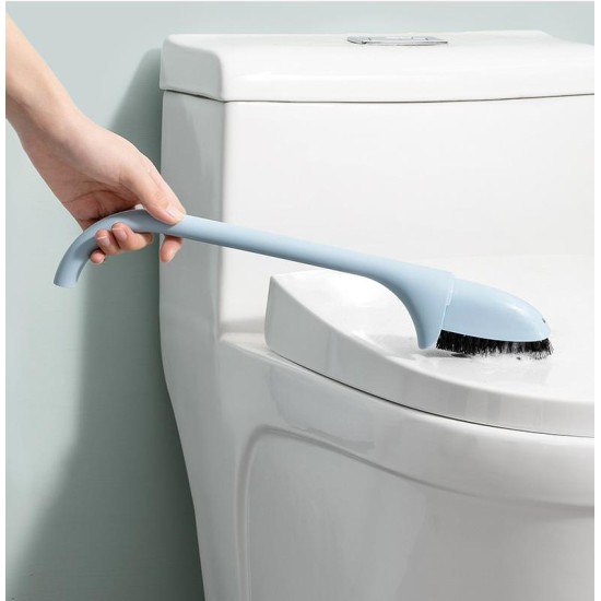 Toilet Cleaning Brush Duo Design Blue Colour Household Cleaning, Cleaning Brushes, Bathroom image
