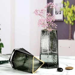 Triangle Top Glass Flower Vase Short/Long Triangle Top Glass Flower Vase Short/Long