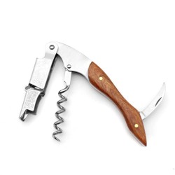 Corkscrew Wine Opener Solid Wood with Engraved Patterns Corkscrew Wine Opener Solid Wood with Engraved Patterns