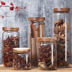 Glass Storage Jars with Lids