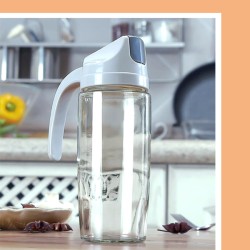 Auto Flip Glass Oil Bottle 600ml Auto Flip Glass Oil Bottle 600ml