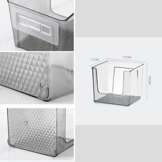 Transparent Gray Wall Mounted Storage Box image