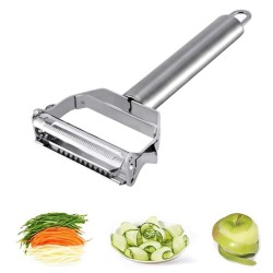 2 in 1 Stainless Steel Julienne & Vegetable Peeler 2 in 1 Stainless Steel Julienne & Vegetable Peeler