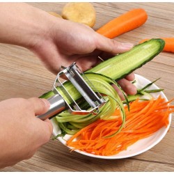 2 in 1 Stainless Steel Julienne & Vegetable Peeler