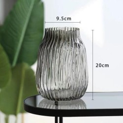 Water Wave Round Flower Vase