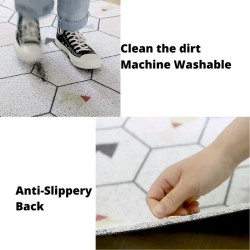 Dust Proof Door Mat Abstract Geometric Pattern 60*90cm