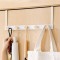 Over The Door Hook Rack Metal with Wooden Details
