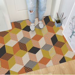 Dust Proof Door Mat Abstract Geometric Pattern 60*90cm
