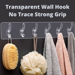 Transparent Wall Hook No Trace Strong Grip Transparent Wall Hook No Trace Strong Grip