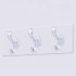 Transparent Wall Hook No Trace Strong Grip Storage & Organisation, Hallway, Home Organizers image