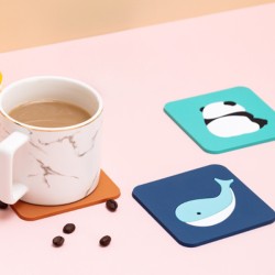 Square Silicone Coaster Square Silicone Coaster
