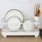 Premium Large Dish Drainer with Drip Tray & Cutlery Holder
