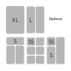 Desk Drawer Organiser Trays for Kitchen Bedroom Office