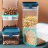 Durable Square Food Storage Containers Sets of 2 with Colourful Lids Storage & Organisation, Kitchenware, Kitchen & Food Storage, Kitchen image