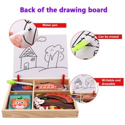 Wooden Magnetic Jigsaw Puzzles,Educational Toy