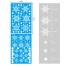 Christmas Snowflake Static Cling Stickers Window Decoration image