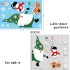 Christmas Small Elf Static Cling Stickers Window Decoration image