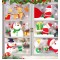 Christmas Small Snowman Static Cling Stickers Window Decoration