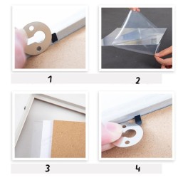 Wall-Hanging Photo Frame Gallery Set of 9