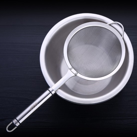 Stainless Steel Fine Wire Mesh Oil Filter Spoon Kitchenware, Kitchen image