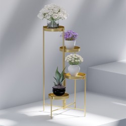 Metal Plant Display Holder,4 Tiers Flower Pot Stand Metal Plant Display Holder,4 Tiers Flower Pot Stand
