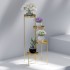 Metal Plant Display Holder,4 Tiers Flower Pot Stand Storage & Organisation, Home Decoration, Living Room, Home Organizers image