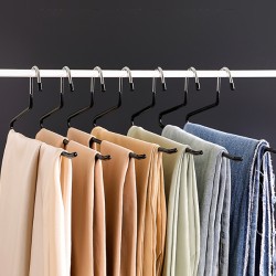 Open Ended Easy Slide  Non Slip Trouser Hangers(10PCs) Open Ended Easy Slide  Non Slip Trouser Hangers(10PCs)