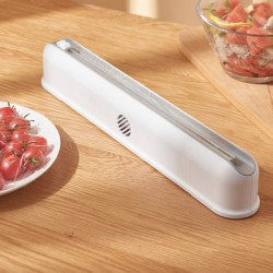 Kitchen Cling Film Cutter,Cling Film Wrap Dispenser with one free cling wrap