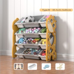 Children's Toy Storage Unit, Giraffe Kid’s Toy Organiser Children's Toy Storage Unit, Giraffe Kid’s Toy Organiser