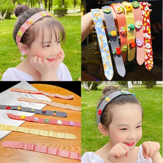 Velcro Fringe Hair Grip Decoration Clip For Kids Hair Accessories, Bathroom image