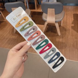 Matte Finish Mixed Colour Hair Clips Pack of 10 Matte Finish Mixed Colour Hair Clips Pack of 10