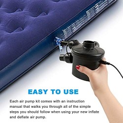 Electric Air Pump, Quick-Fill Electric Inflator Electric Air Pump, Quick-Fill Electric Inflator