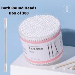 Double-Head Bamboo Stick Cotton Buds Box of 300 Double-Head Bamboo Stick Cotton Buds Box of 300