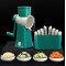 Rotary Drum Shape Food Slicer Grater with 5 Sets of Blades