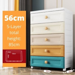 56cm 5-Layer Plastic Storage Drawer Box Cabinet 56cm 5-Layer Plastic Storage Drawer Box Cabinet