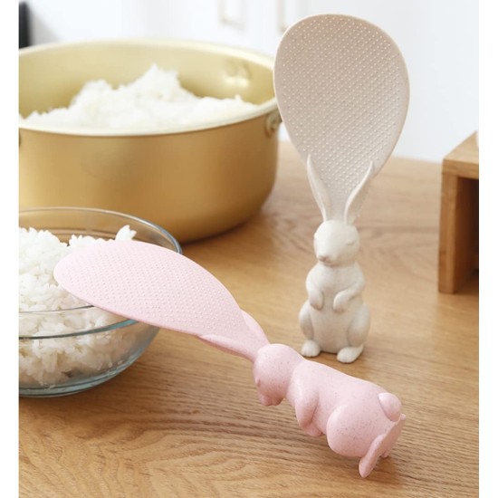 Creative Cute Rabbit Non-stick Rice Paddle Kitchenware, Kitchen image