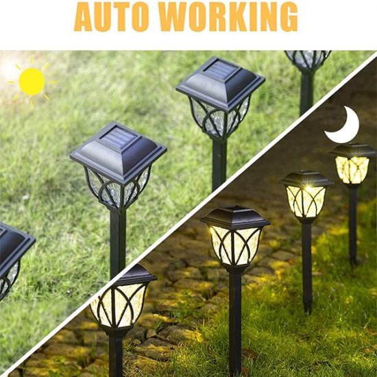 Solar Garden Lights for Outdoor 4Pcs Outdoors, Garden Lights, Garden, Electrical image