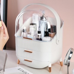 White Dustproof Cosmetic Storage Box White Dustproof Cosmetic Storage Box