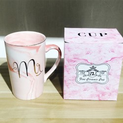 Mr Ceramic Marble Coffee Mug