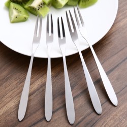 Stainless Steel Fruit Forks 5Pcs Stainless Steel Fruit Forks 5Pcs